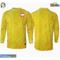 Polen Torwart Heimtrikot EM 2024 Langarm